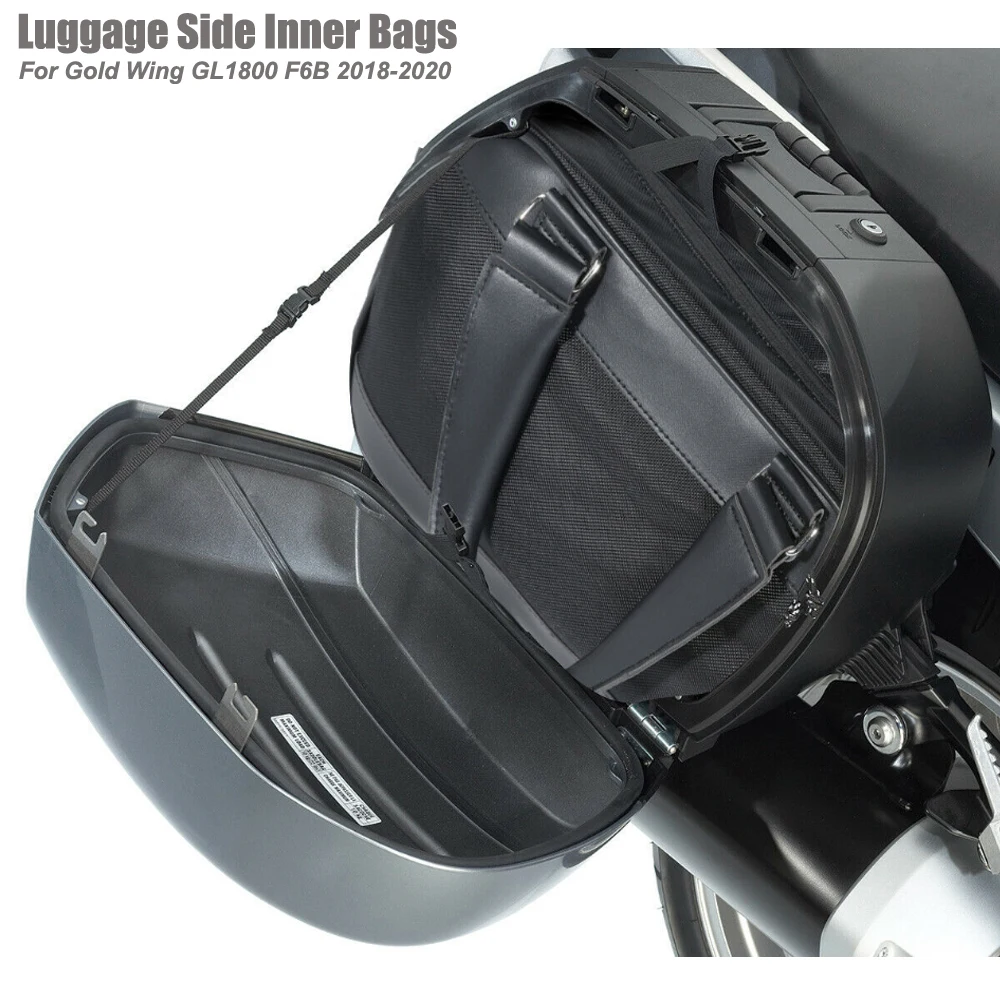 Motorcycle Trunk Saddlebag Saddle bags Liner Set Inner Bag Side Case For Honda Goldwing Tour 1800 GL1800 F6B 2021 2022 Alforja