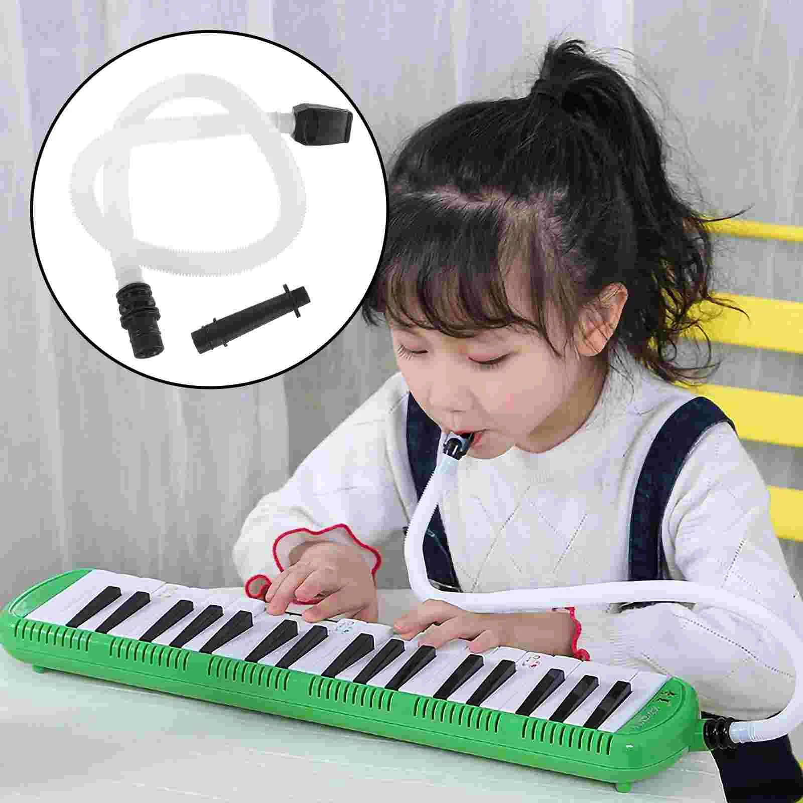 

Music Keyboard Mouthpiece Replace Tube for Melodica Accessories White Flexible Child
