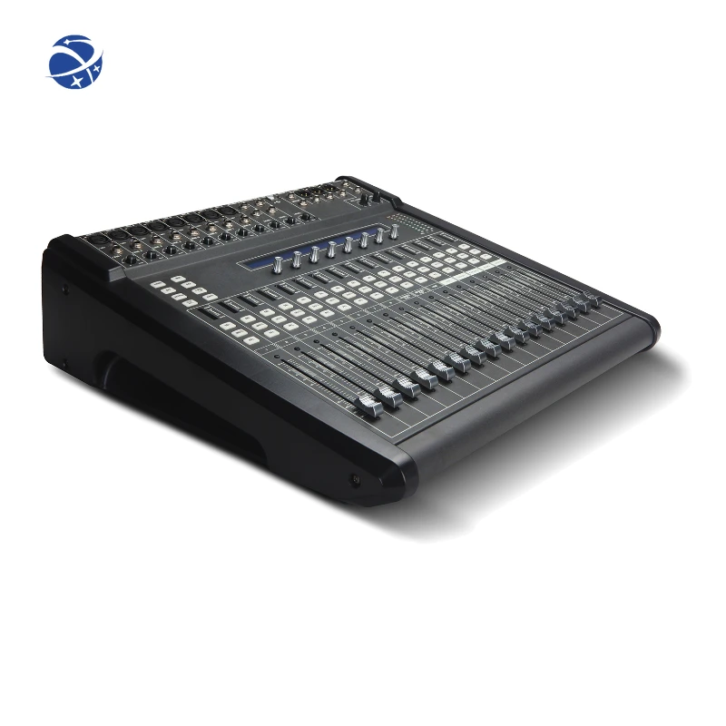 Stage Conference Room Professional Digital Audio Mixing Console with 14 Mic/Line Inputs and 5 Analog Outputs