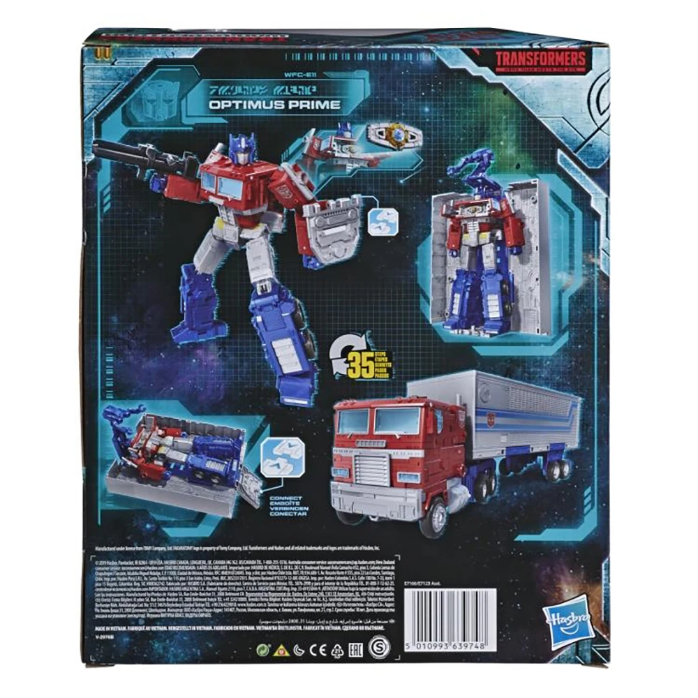 [En stock] Hasbro Transformers War for Cybertron: Earthrise Optimus Prime 18cm Leader Class figura de acción Robot modelo juguete regalos