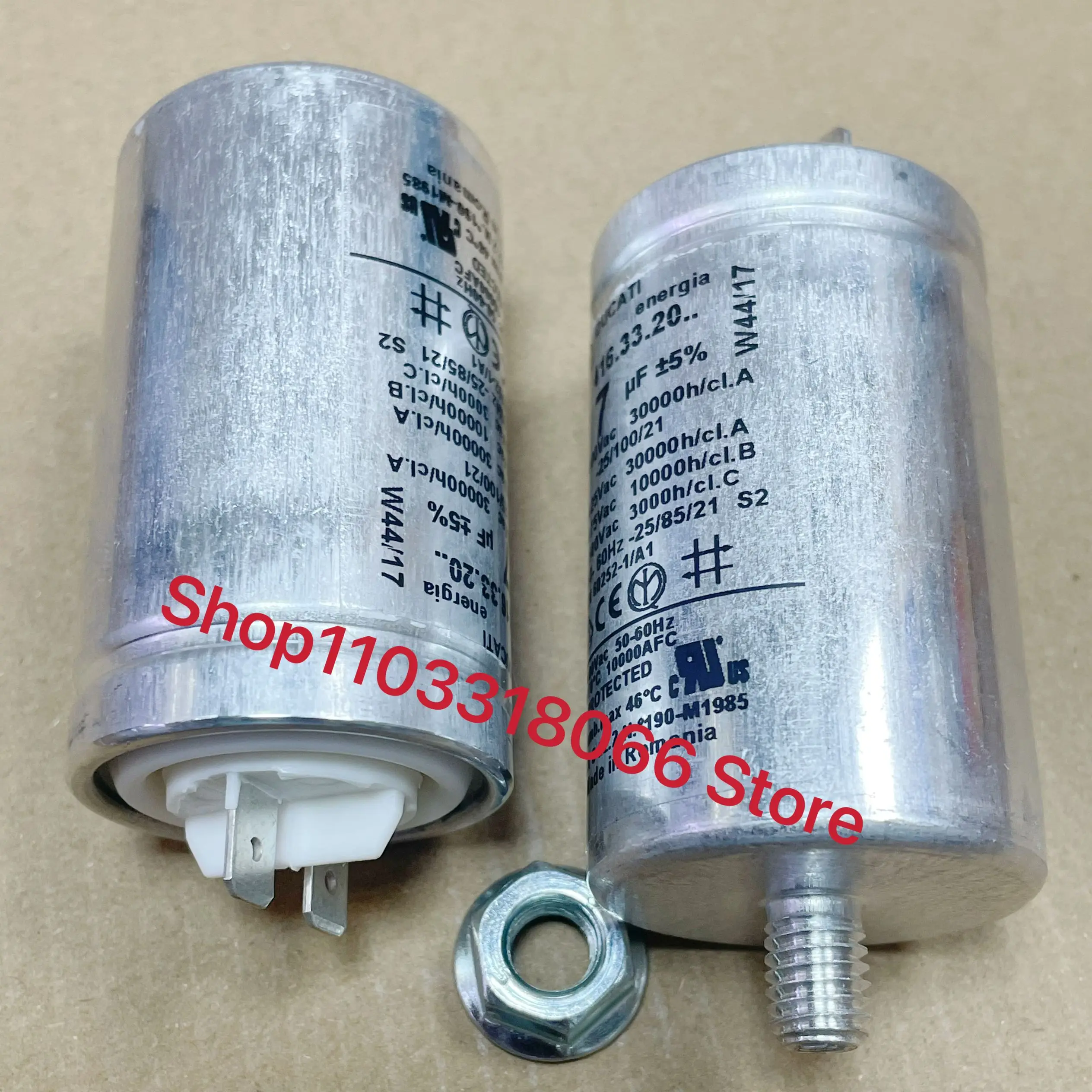 

2PCS/LOT 416332064 416.33.20 425V 475V 500V 7UF DUCATI Volume 35*60mm AC motor Startup capacitor 2-pin 4-pin