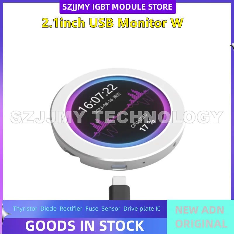 NUOVO ORIGINALE IN STOCKUSB drive gratuito telaio schermo raffreddato ad acqua schermo secondario funzione di pickup schermo per atmosfera circolare RGB