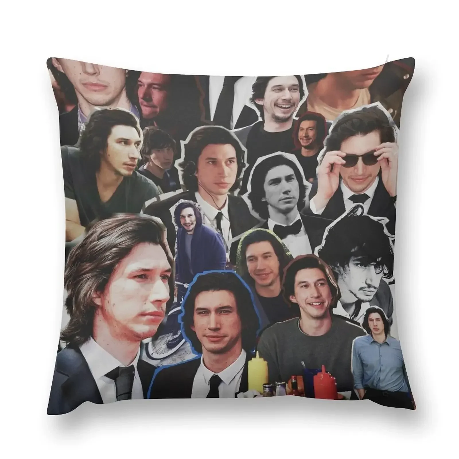 Assorted Adam Driver Collage Throw Pillow autumn pillowcase Anime christmas decorations 2025 pillow