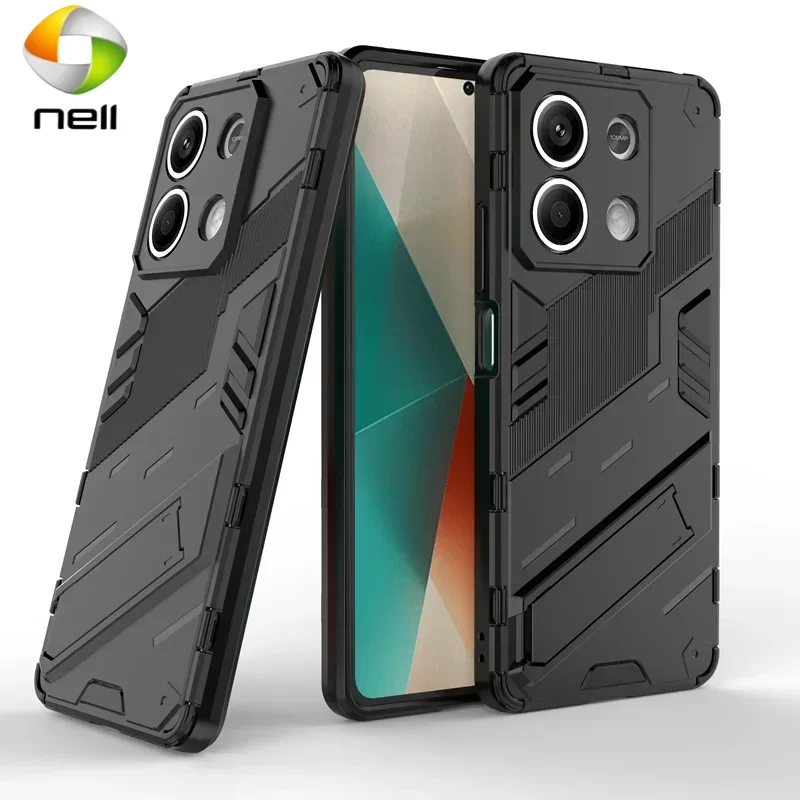 

Чехол для Redmi Note 13 5G, чехол для Redmi Note 13, чехол в стиле панк, детская подставка, противоударный бампер для телефона Redmi Note 13