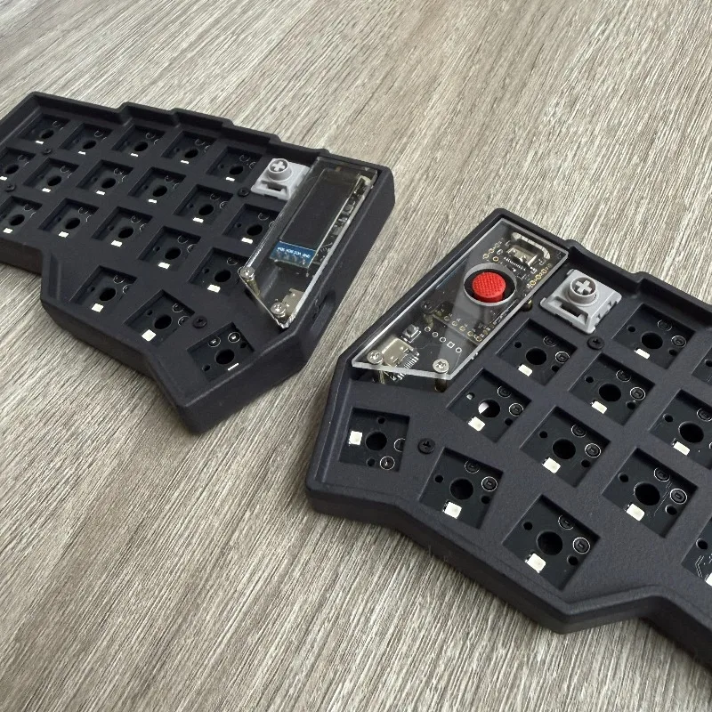 Corne Small Red Dots Split Keyboard Kit Low Profile Hot Swap QMK Vial CC Line Split Ergonomic E-sports Gaming Office Keyboard
