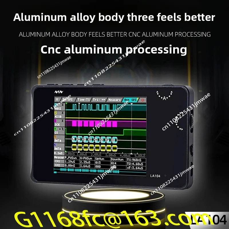 LA104 Logic Analyzer Kit Four Channel Bus Protocol Analysis 100MHz Sampling Debugging Saleae