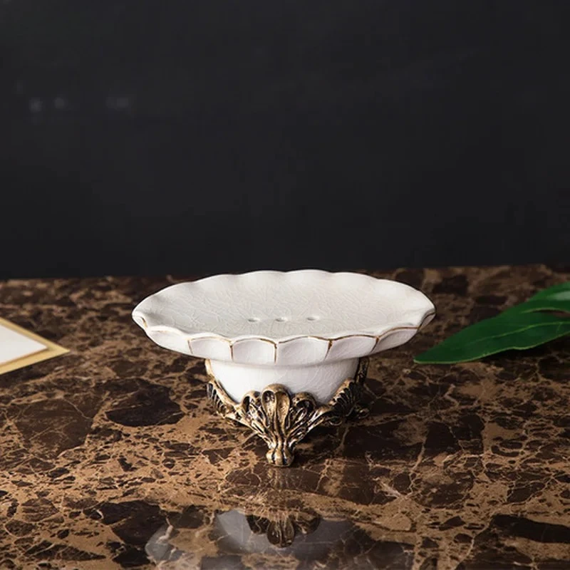 

Керамическая мыльница для ванной комнаты, душ, мыльница, держатель для хранения посуды, ванна, душ, ванная комната, классическая мыльница для украшения ванной комнаты