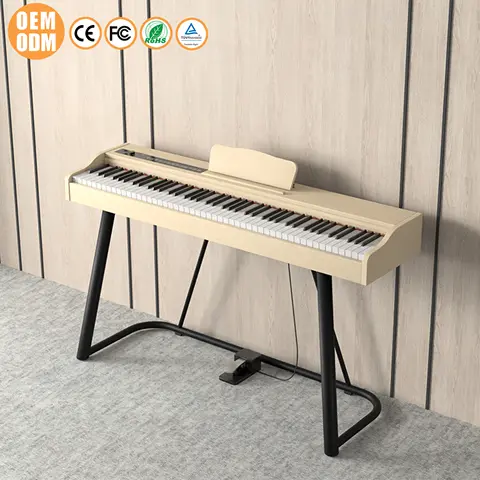 전자 디지털 피아노 88 키, 블랙 업라이트 피아노 88
