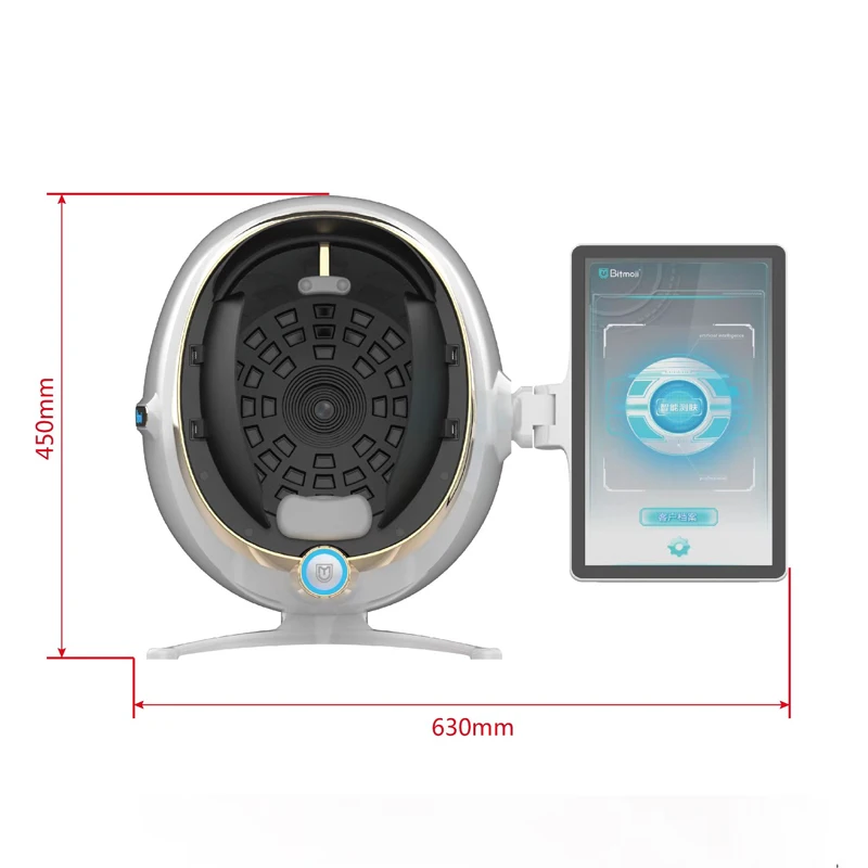 YYTINMagic آلة مرآة لمحلل الوجه 3D Bitmoji Analyzer مع توصيل WIFI بشاشة كبيرة