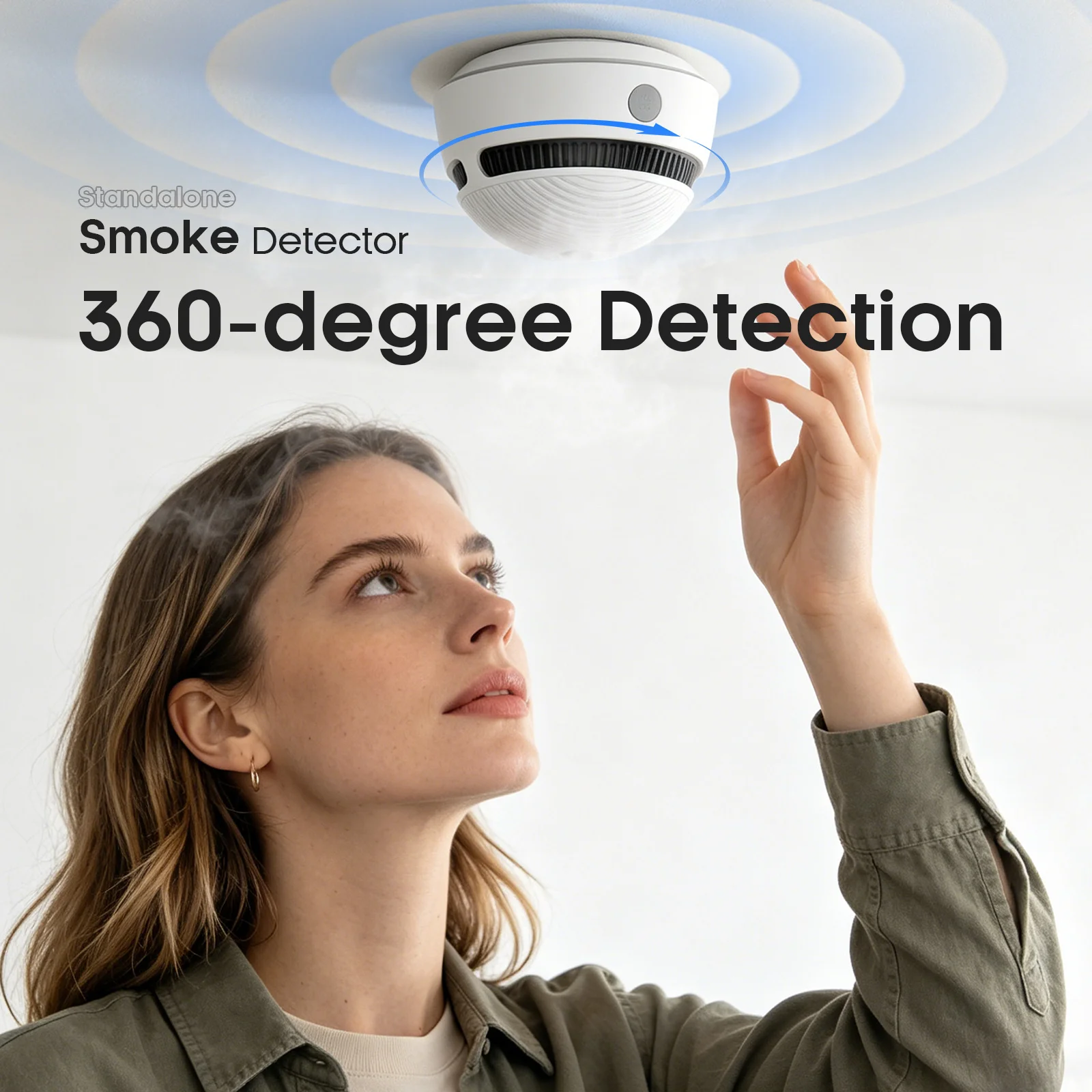 Smoke Alarm Escape Light - Detector de humo autónomo (paquete de