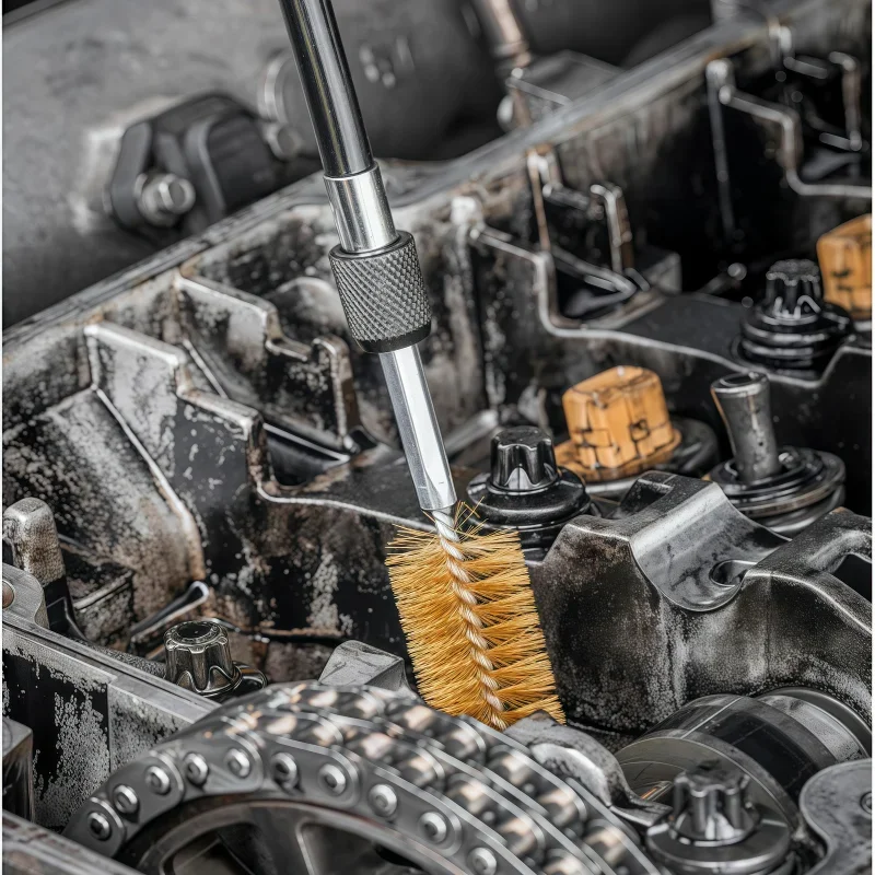 Dieselmotor-Einspritzdüsen-Reinigungswerkzeug Diesel-Einspritzdüsen-Sitzreiniger-Set – Detail 3