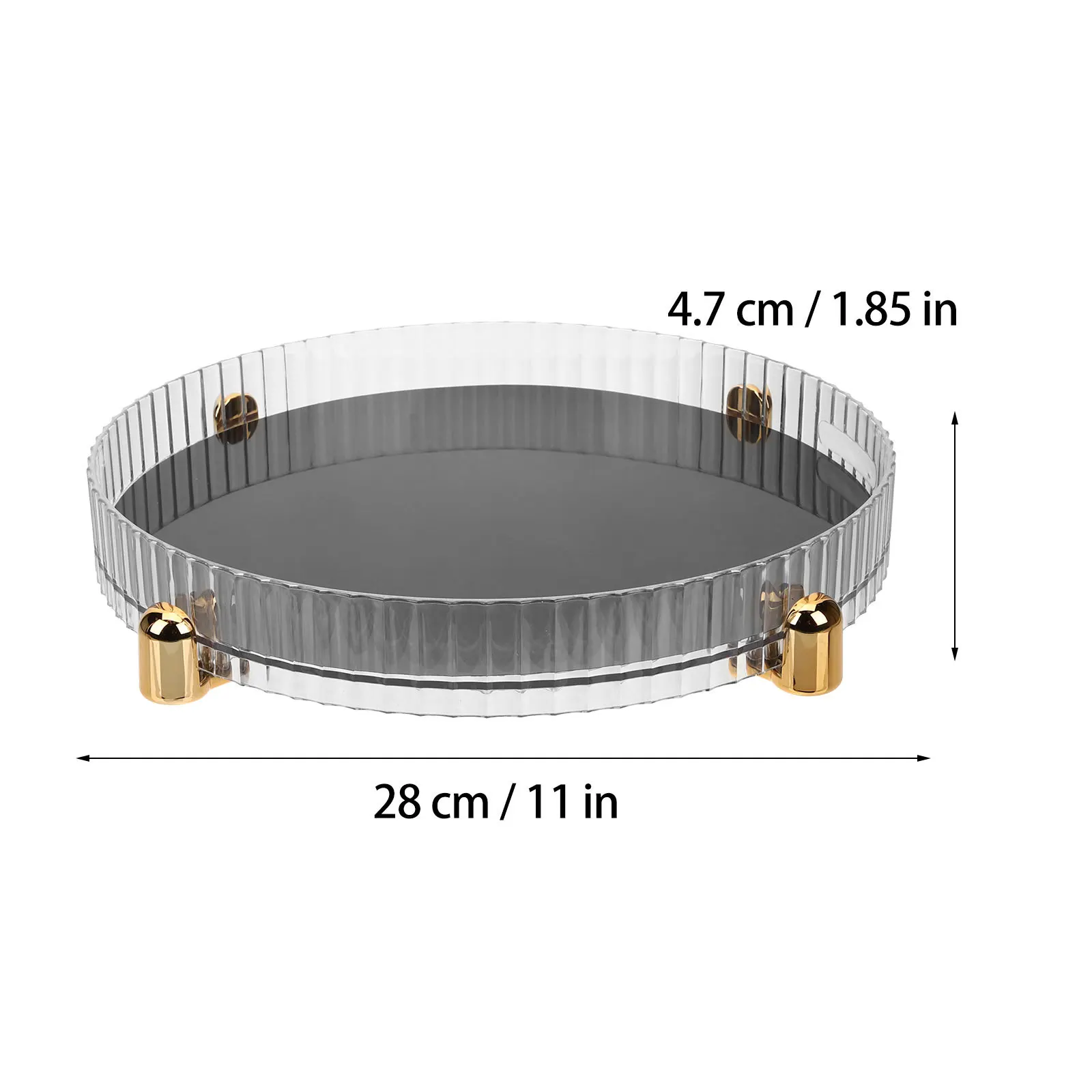 360도 회전 화장품 정리 트레이, 화장품, 스킨케어, 향수병, 용기, 로션, 원형 회전식 수납 데스크탑