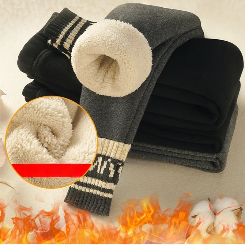 

2025 Winter New Girls Fleece Lined Leggings Thickened Warm Pants 4 - 8Y Kids Casual Trousers Children Fashion Clothes