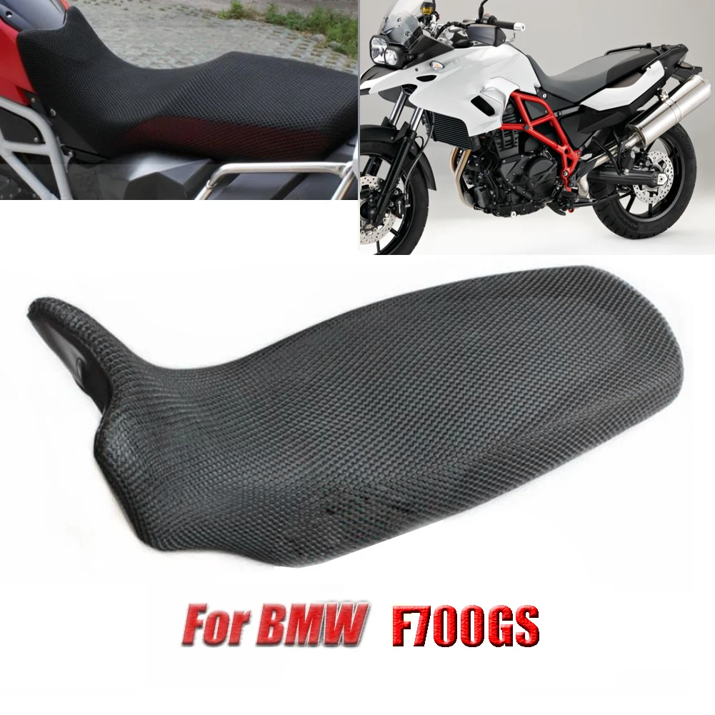 Motorcycle 3D Breathable Mesh Protecting Cushion Seat Cover For BMW F700GS F700 GS Fabric Saddle Seat Cover