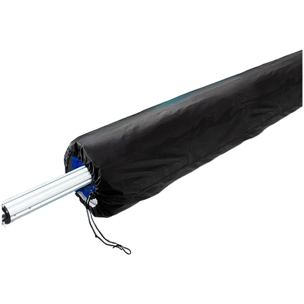 Swimming Pool Reel Protective Cover Silver Coated Oxford Cloth Pool Cover Roll Up Waterproof Dustproof Sunproof Outdoor Tool