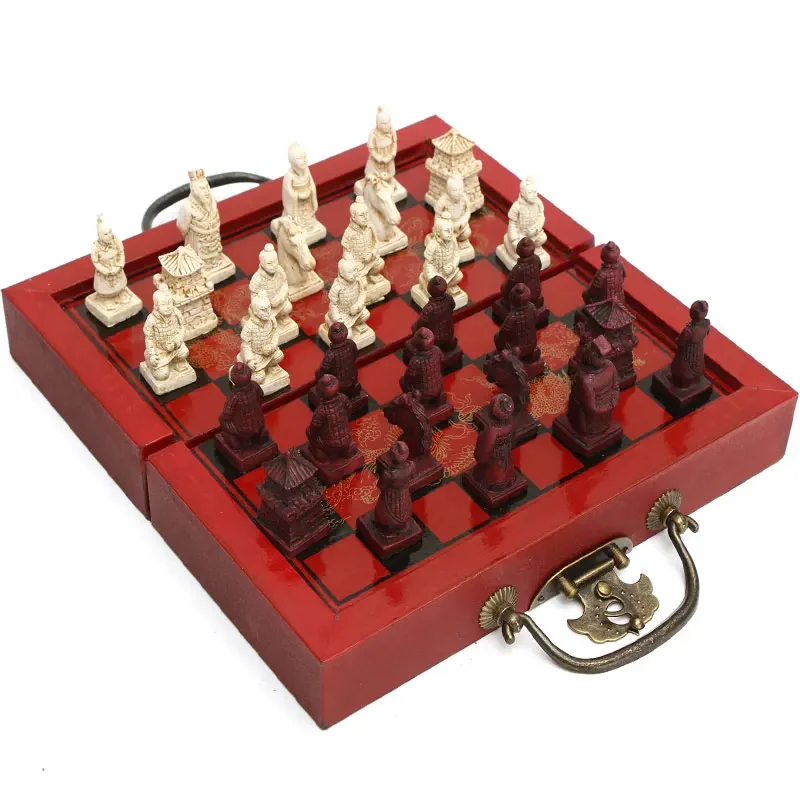 

Professional FoldingBoard Games Chess Family Table Travel Luxury Chinese Portable Chess Game Vintage Ajedrez Chino Board Game