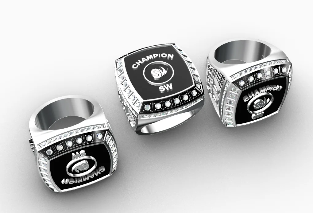 Imagem -02 - Escola Classe College Champions Sports Ring Beisebol Futebol Boxe Campeonato Design Personalizado Seu Próprio Barato