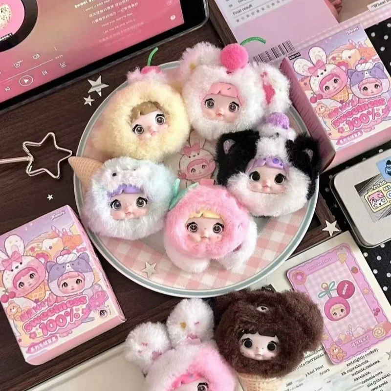 New Authentic Nommi Nuomi Sweetness 100% Plush Blind Box Handmade Doll Bag Phone Pendant Cute Q-Version Small Ornament Gift