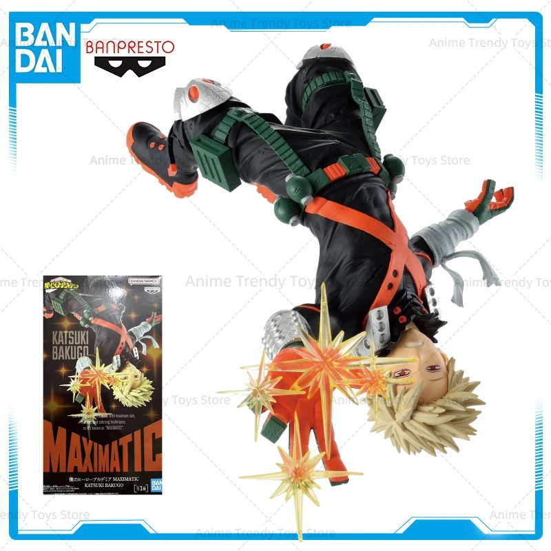 

In Stock BANPRESTO MAXIMATIC Genuine My Hero Academia Bakugou Katsuki Original Figure Anime Model Toy WY