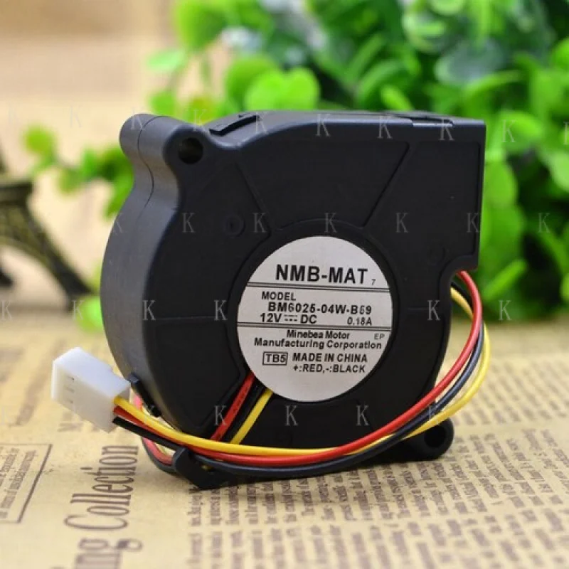 C   Projector Turbine Fan For NMB 6025 DC12V 0.24A 0.18a BM6025-04W-B59