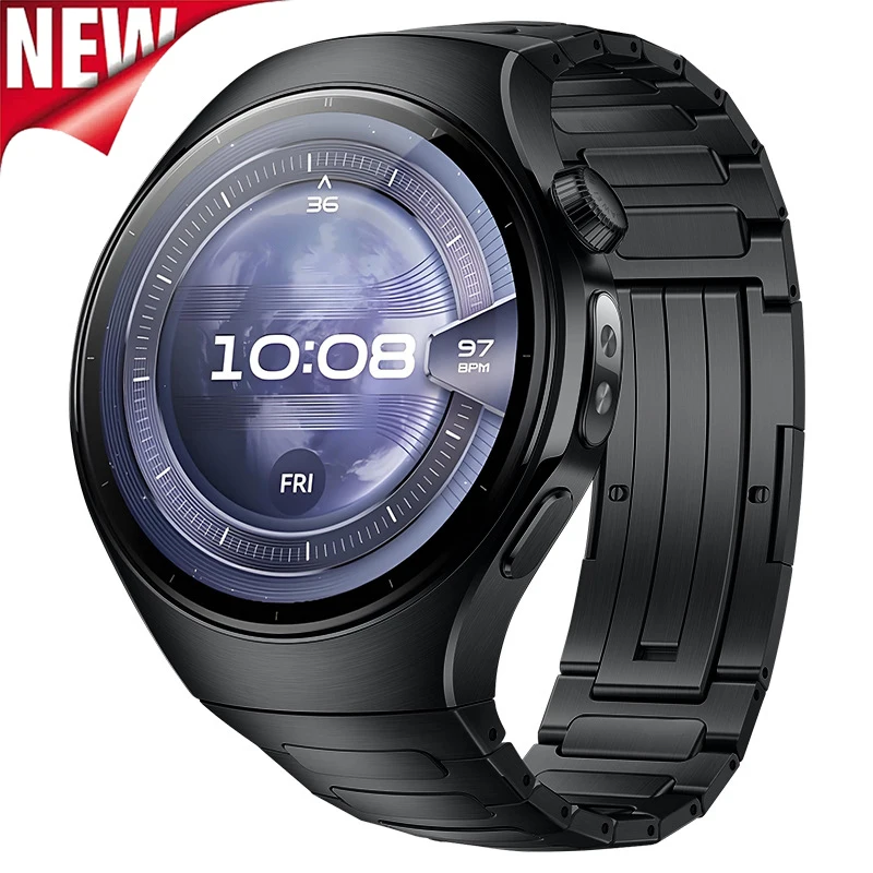 Luxus Titan Armband für Huawei Uhr 5 46 MM 42 MM Metall Band Armband für Huawei Uhr 5 46mm/42mm Männer Frauen Business Armband