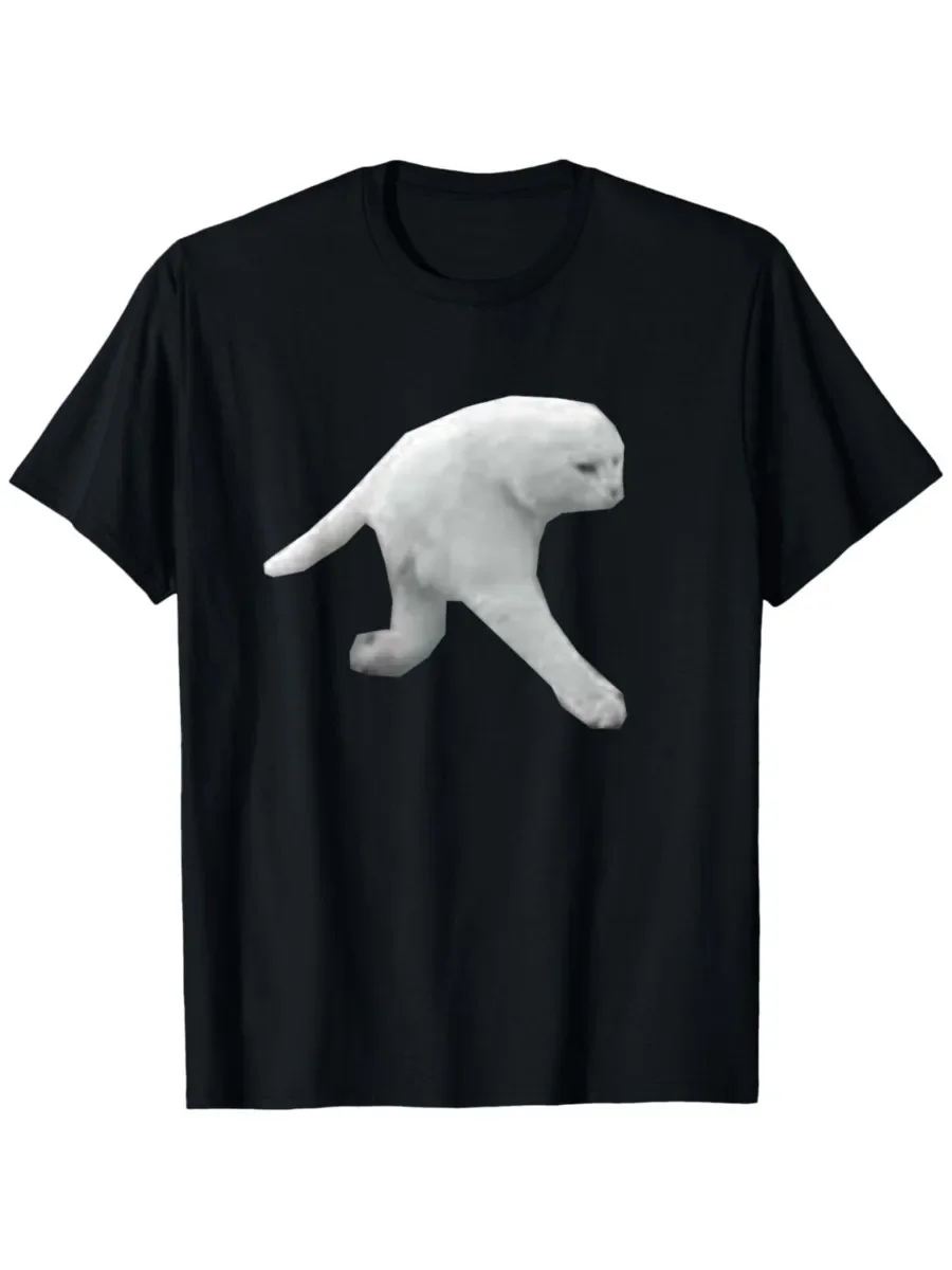 

Women's Funny Half Cat Expression Pack T-shirt T-shirt Short Sleeve Top Graphic T Shirts Personality Women Clothing Fashion Y2K