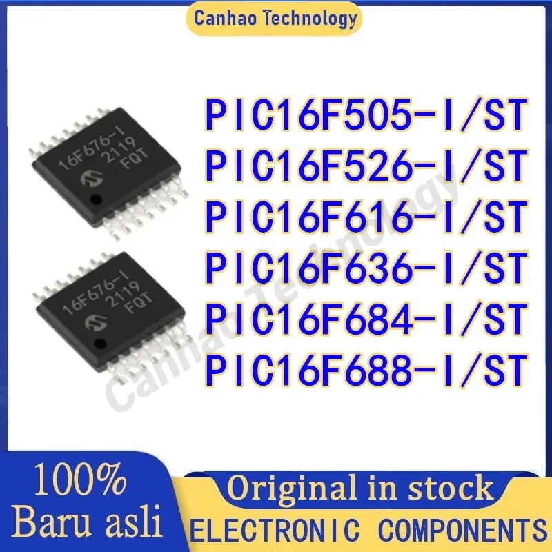 PIC16F505-I/ST PIC16F526 PIC16F616 PIC16F636 PIC16F684 PIC16F688-I/ST PIC16F IC CHIP TSSOP-14