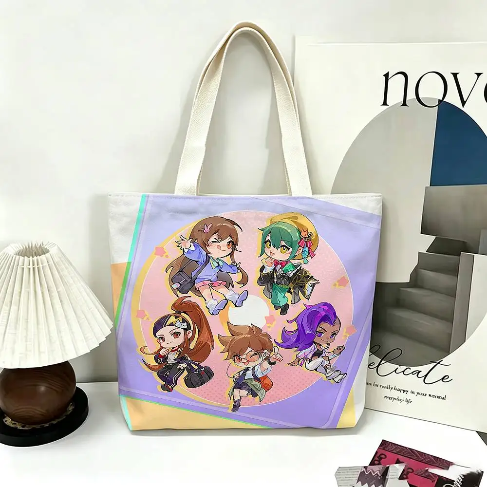 

Pop Game OW-S Printed Canvas Tote Bag Shoulder Bag Commuter Mommy Shopping Bag
