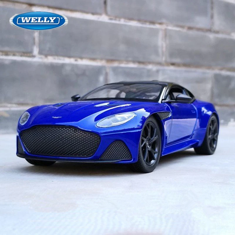 

Welly 1:24 Aston Martin DBS Superleggera Alloy Sports Car Model Diecast Racing Car Model Simulation Collection Toy Gift