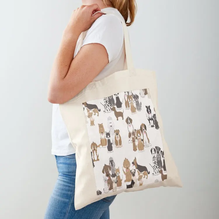 

Dogs, Dogs, Dogs Tote Bag Handbags women canvas shopping bag canvas tote bags Eco bag