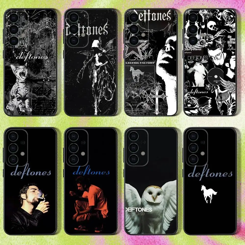 

Phone Case For Samsung S25,S24,S21,S22,S23,S30,Ultra,S20,Plus,Fe,Lite,Note,10,9,Band D-Deftones 5G Black Cover