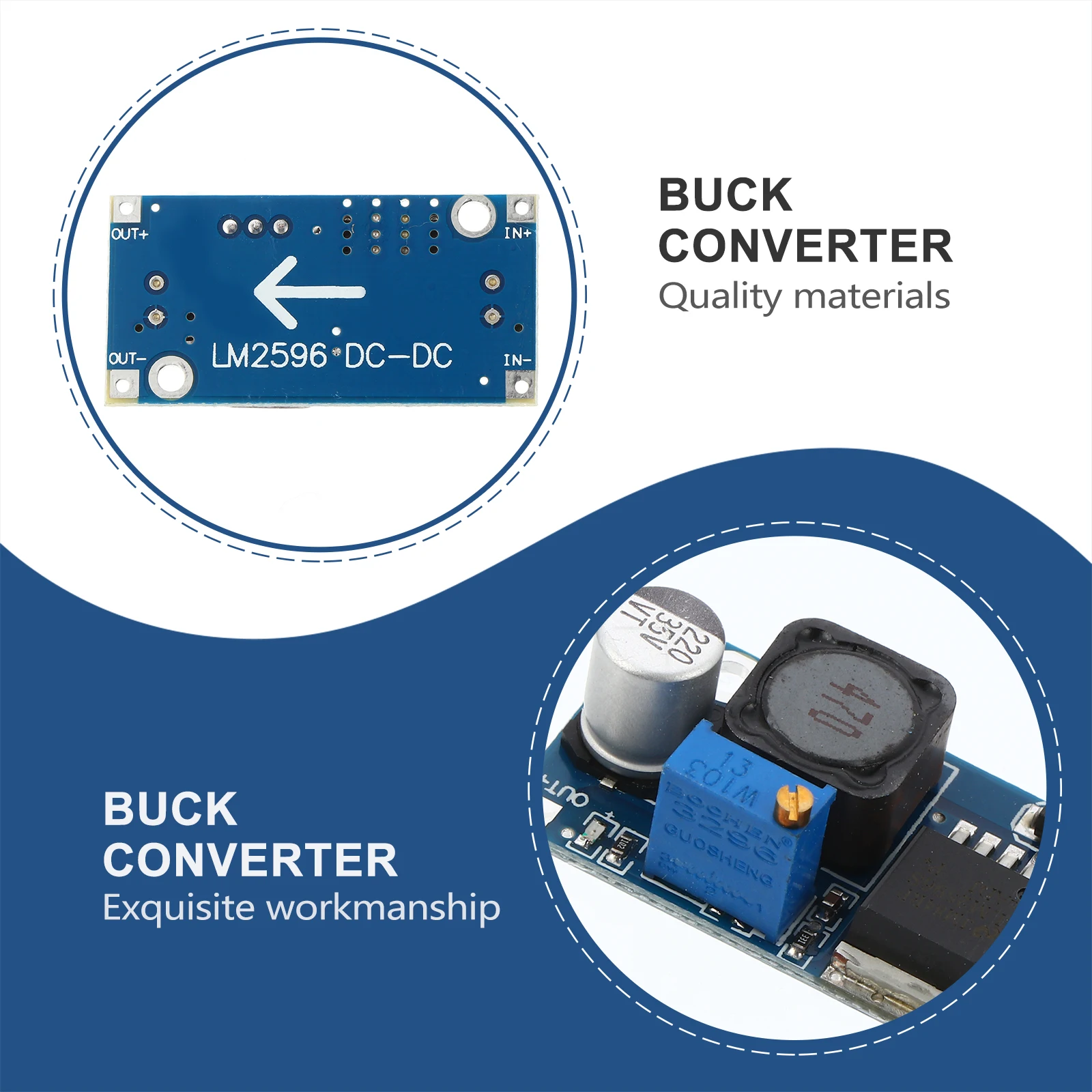 

10 шт. регулируемый модуль питания, неизолированный понижающий регулятор напряжения для проектов питания «сделай сам», детали преобразователя