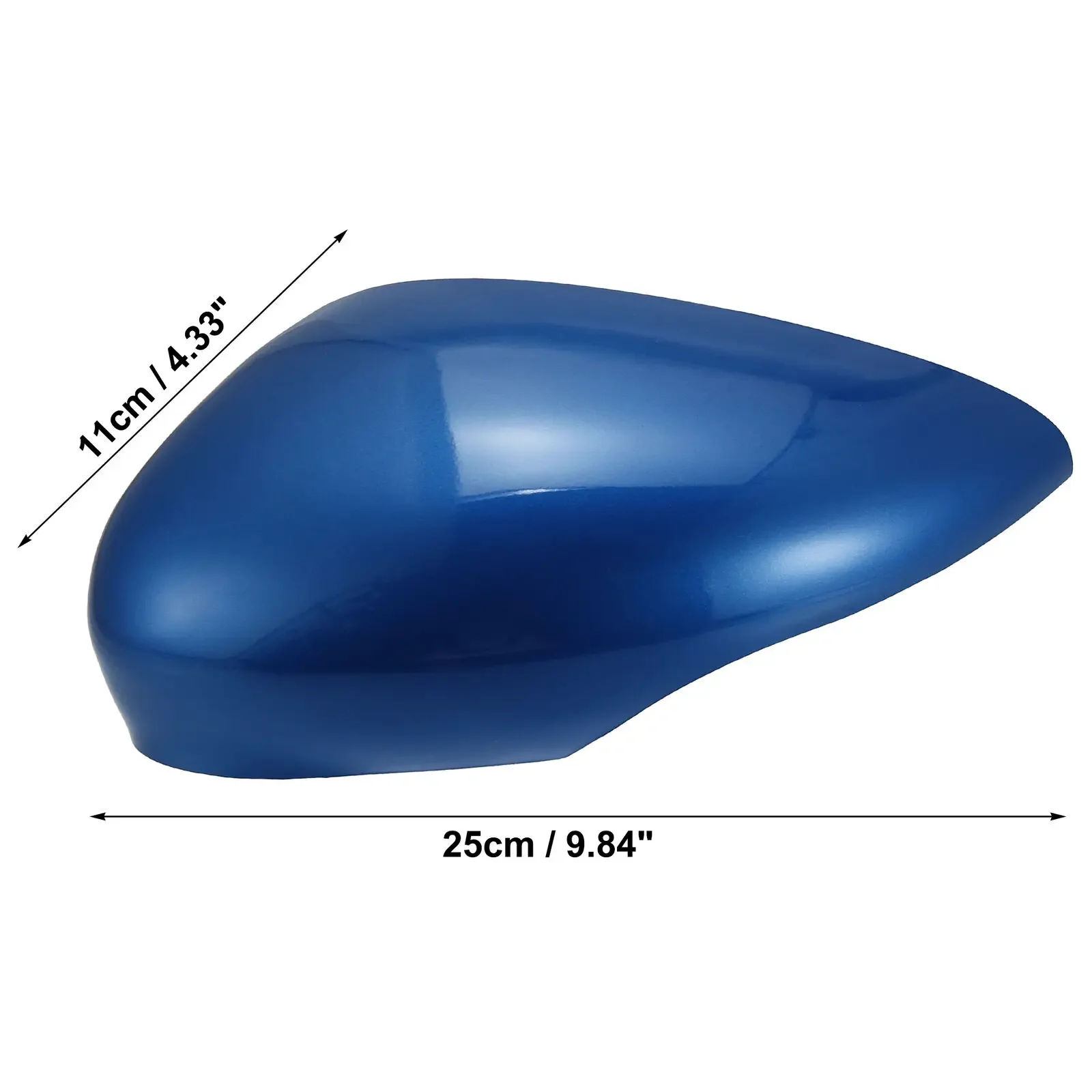 Blue Left Right Side Car Rear View Wing Mirror Cover Caps For Ford Fiesta MK7 2008 2009 2010 2011 2012 2013 2014 2015 2016 2017