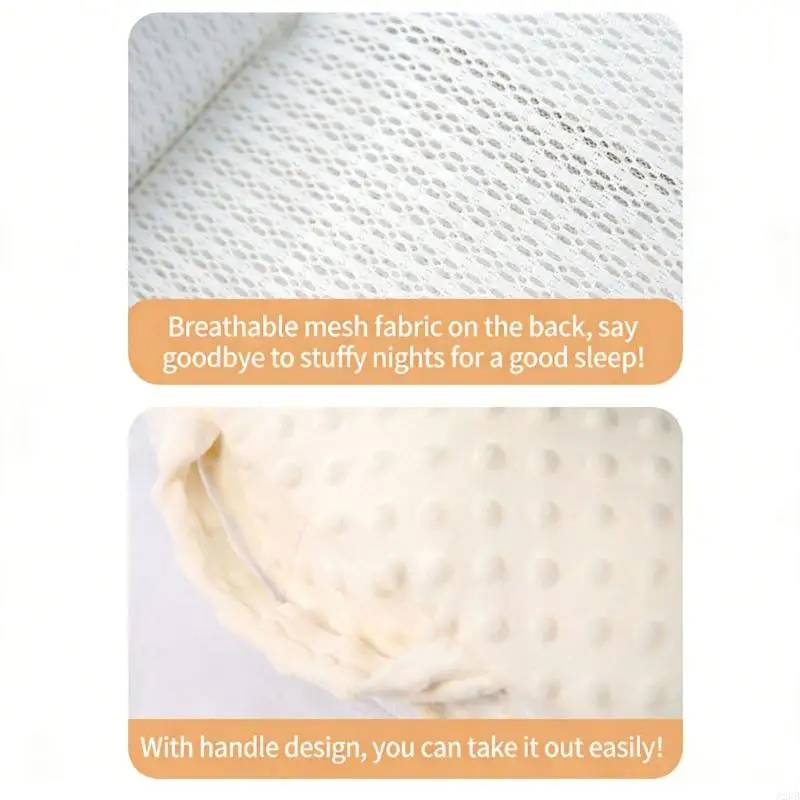 Baby-Stillkissen für bequeme Stillunterstützung mit ergonomischem Design und atmungsaktivem Stoff A2UB – Detail 10