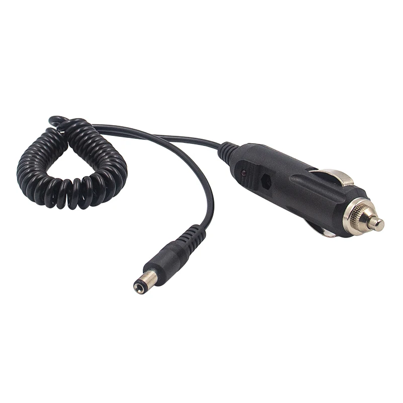 12V Car Charger สาย 5.5 × 2.1 มม.บุหรี่ไฟแช็ก SOCKET Plug Connector Power Charger ADAPTER ปลั๊กสําหรับรถยนต์ 1.5M