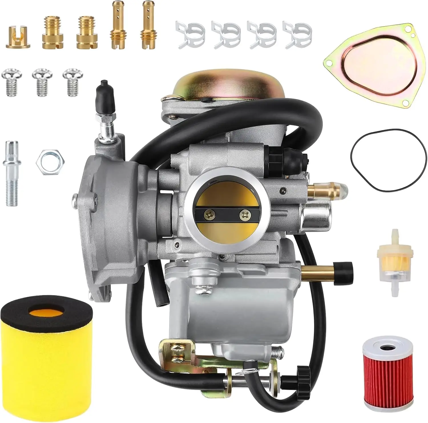 Carburetor For Suzuki LT-Z250 QuadSport Z,LTF250 2002-2009 LT-F250F ATV,Replace# 13200-21G10  13200-05G11 13200-05G22