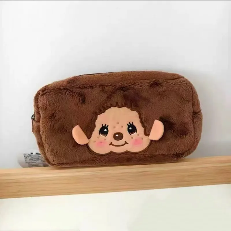 Japanese Munchki Makeup Bag Anime Cute Cartoon Embroidery Pattern Student Pen Bag Stationery Storage Bag Organizer Birthday Gift - view 5
