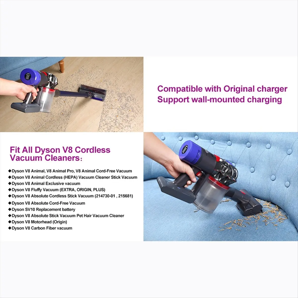 Рисунок 6 - *Великий 2000 мАч V8 Сменный аккумуляторный адаптер 21