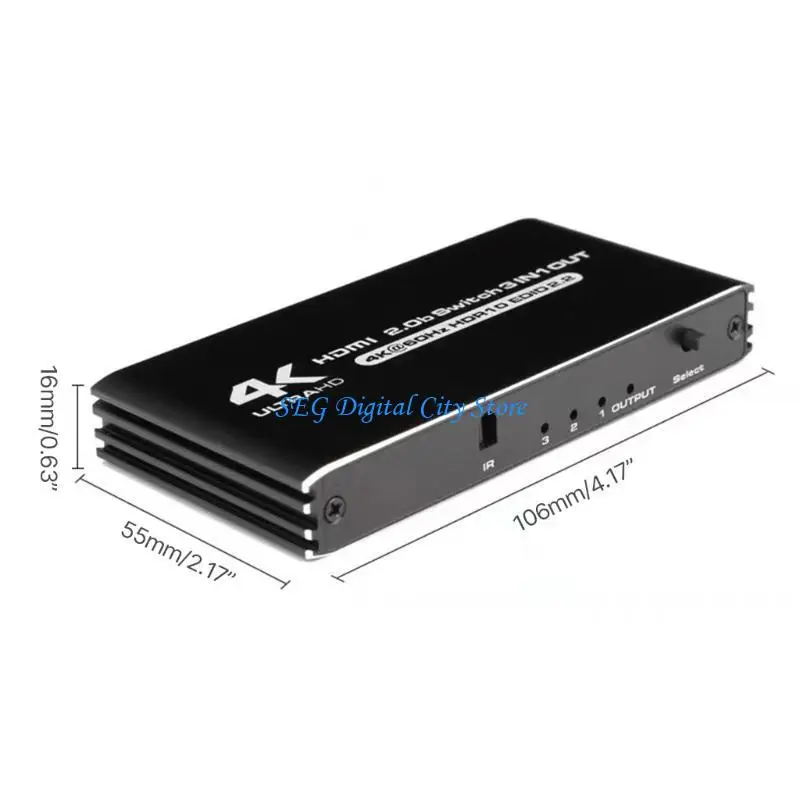 U75B 4K 60Hz/4K 120Hz HDTV Switchers Video Converters for HDTV Monitor Projectors