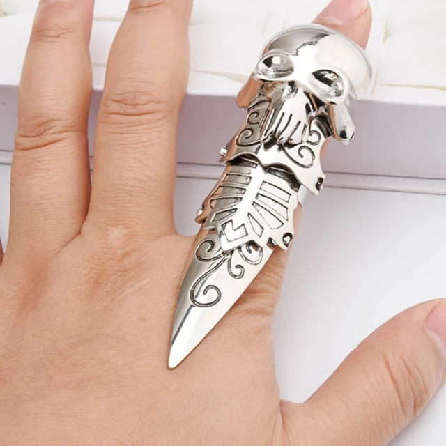 Skull finger ring shop