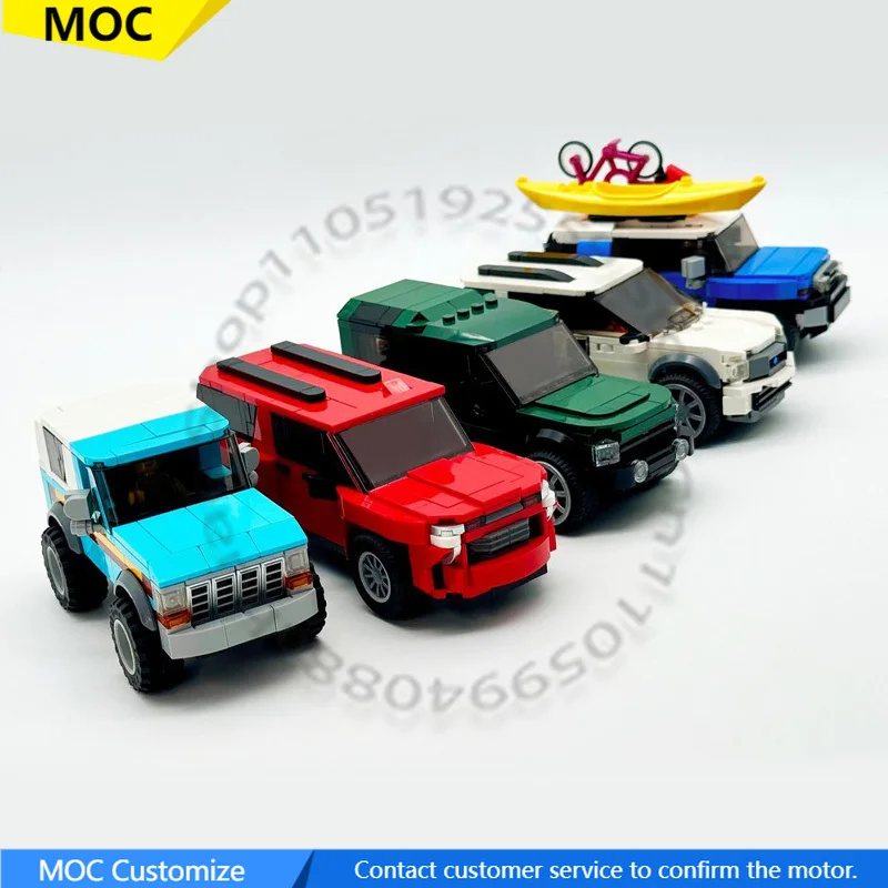

1484 шт. суперкар внедорожник пакет автомобиля MOC настроить модульный строительный блок технология модель образовательная DIY сборка игрушка в подарок