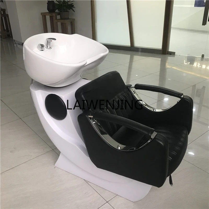 

SGF barber shop shampoo bed high-end simple semi-reclining hair salon special