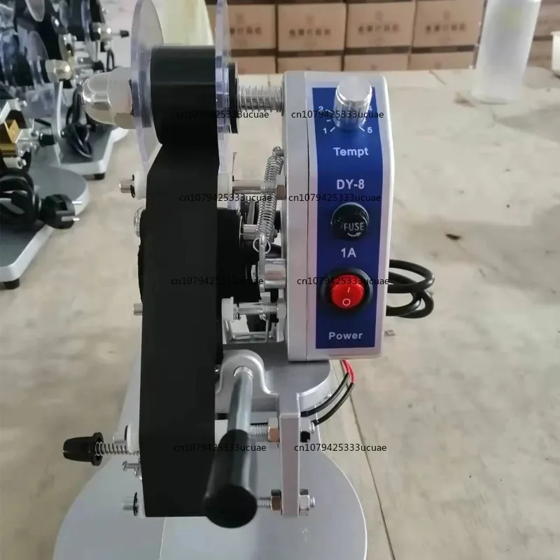 DY-8 Printing Machine Heat Transfe Date Coding Machine Printer for Printing Paper Batch Number Registration Mark Paper