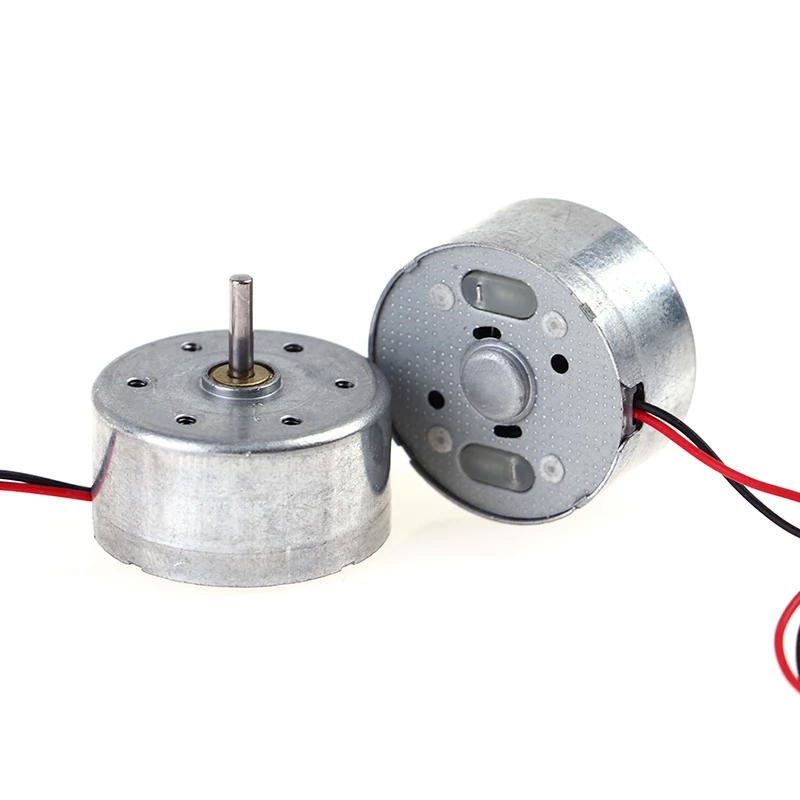 1PC mikro silnik 300 Solar DC 3V 4.5V 5V silnik do odtwarzacza CD DIY zabawka 2mm silnik szczotkowy dla odtwarzacza CD