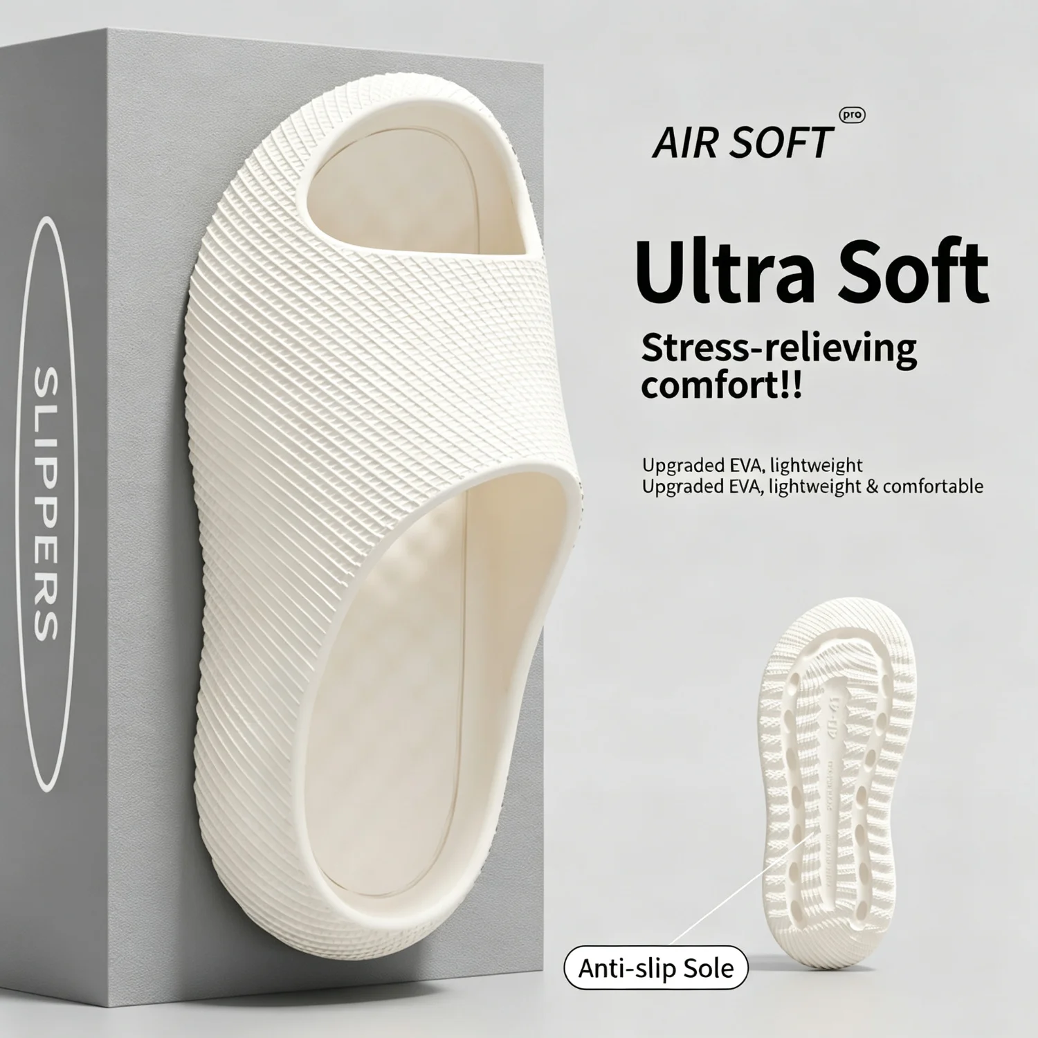 New Cloud Soft Slippers Women Men Bathroom Non-Slip Thick Sole House Shoes Indoor Home Shower Slides Casual Couple Footwear
