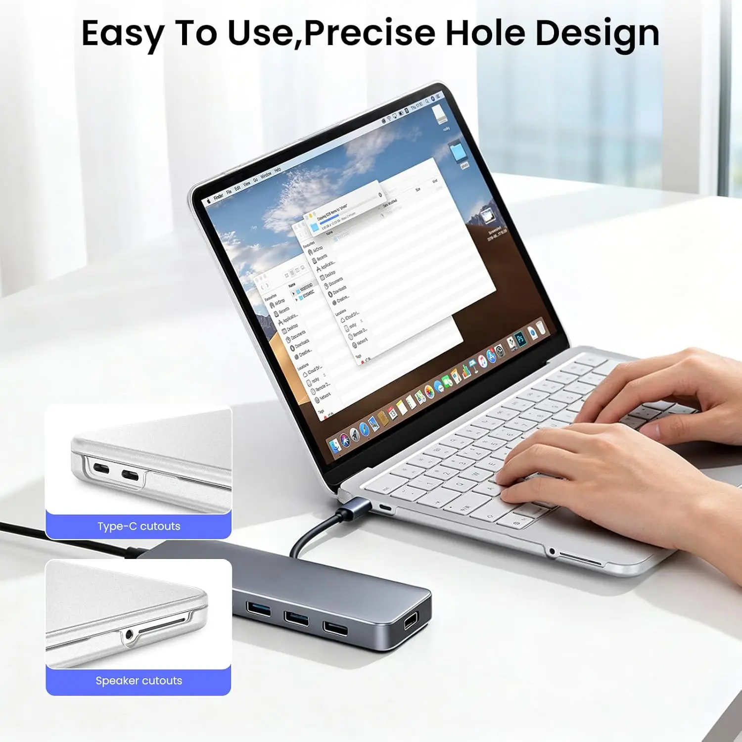 Für MacBook Neo Case 13 Zoll 2026 A18 Pro Chip Modell A3404, passend zur offiziellen Farbe, kratzfest, Geschenk zur Schulanfangszeit – Detail 3