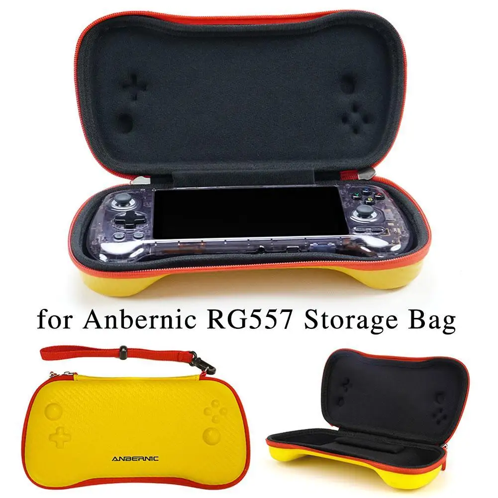 Shockproof For Anbernic RG557 Game Console Handbag Travel Carry Case Hard Shell Portable Organizer Bag For RG 557 Accessories