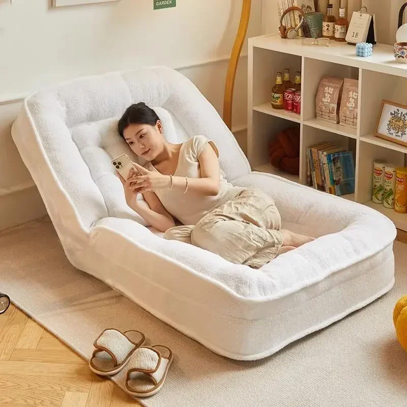 Lazy sofa can lie down and sleep human kennel double living room floor folding tatami small apartment single sofa
