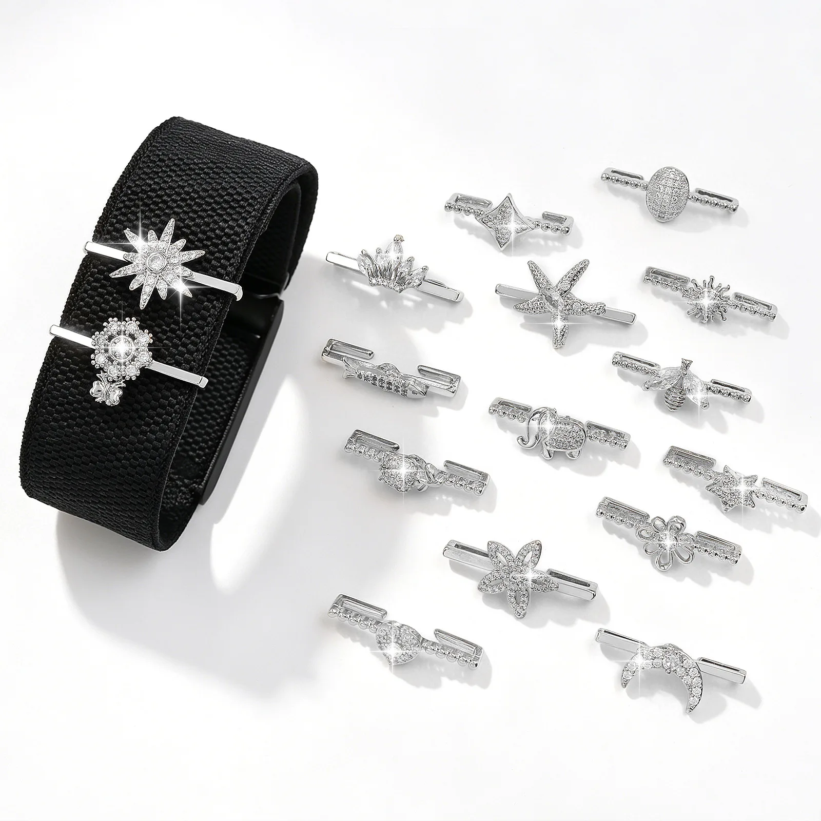 DIY Watch Strap Decorative Clasp Accessories For Whoop 5.0/5.0 MG/4.0 Copper zircon Small Accessories Jewelry Items