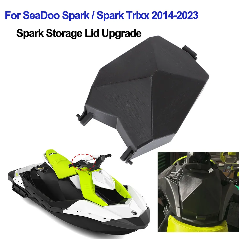 Atualize a tampa de armazenamento de faísca ABS para SeaDoo Sea-Doo Spark / Spark Trixx 2014-2023